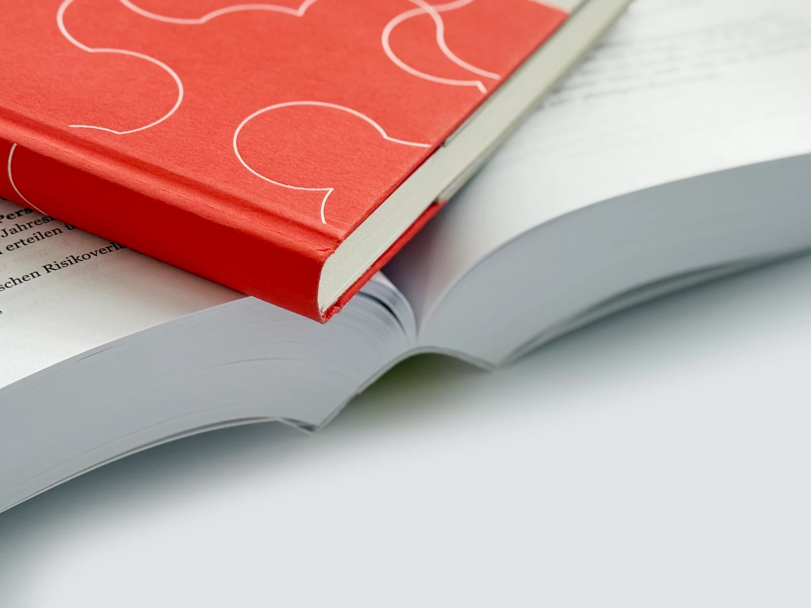 buch, druck, binden