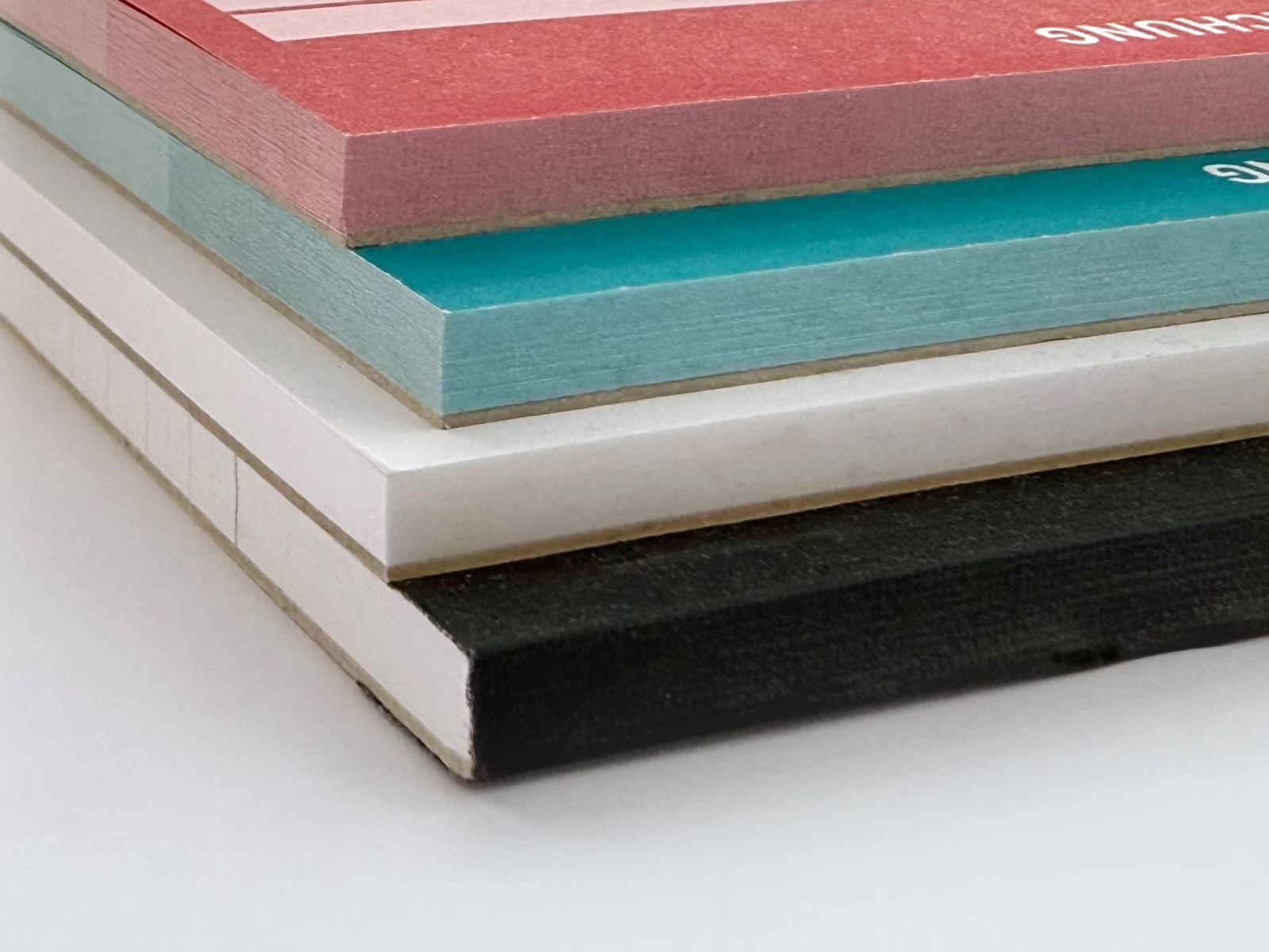 block, geleimt, farbig, offsetdruck