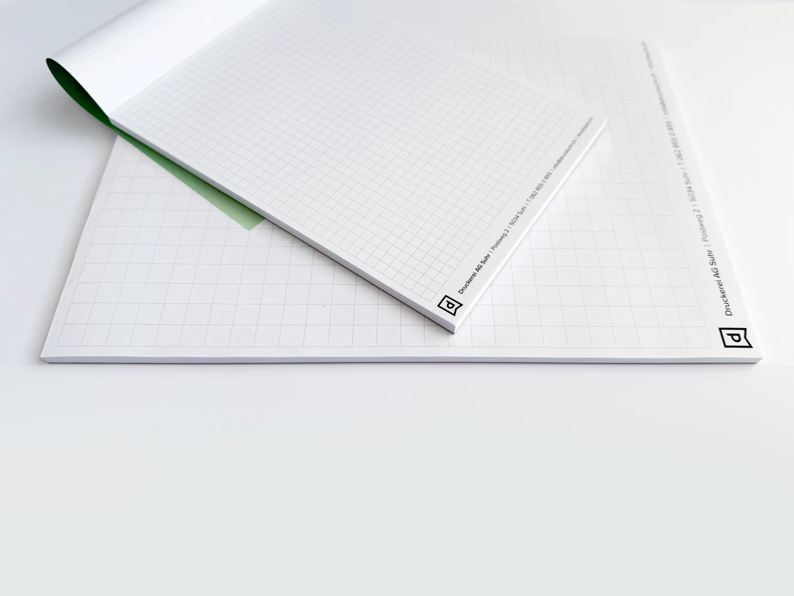 Block, A4, Klebebindung, block, geleimt, farbig, offsetdruck