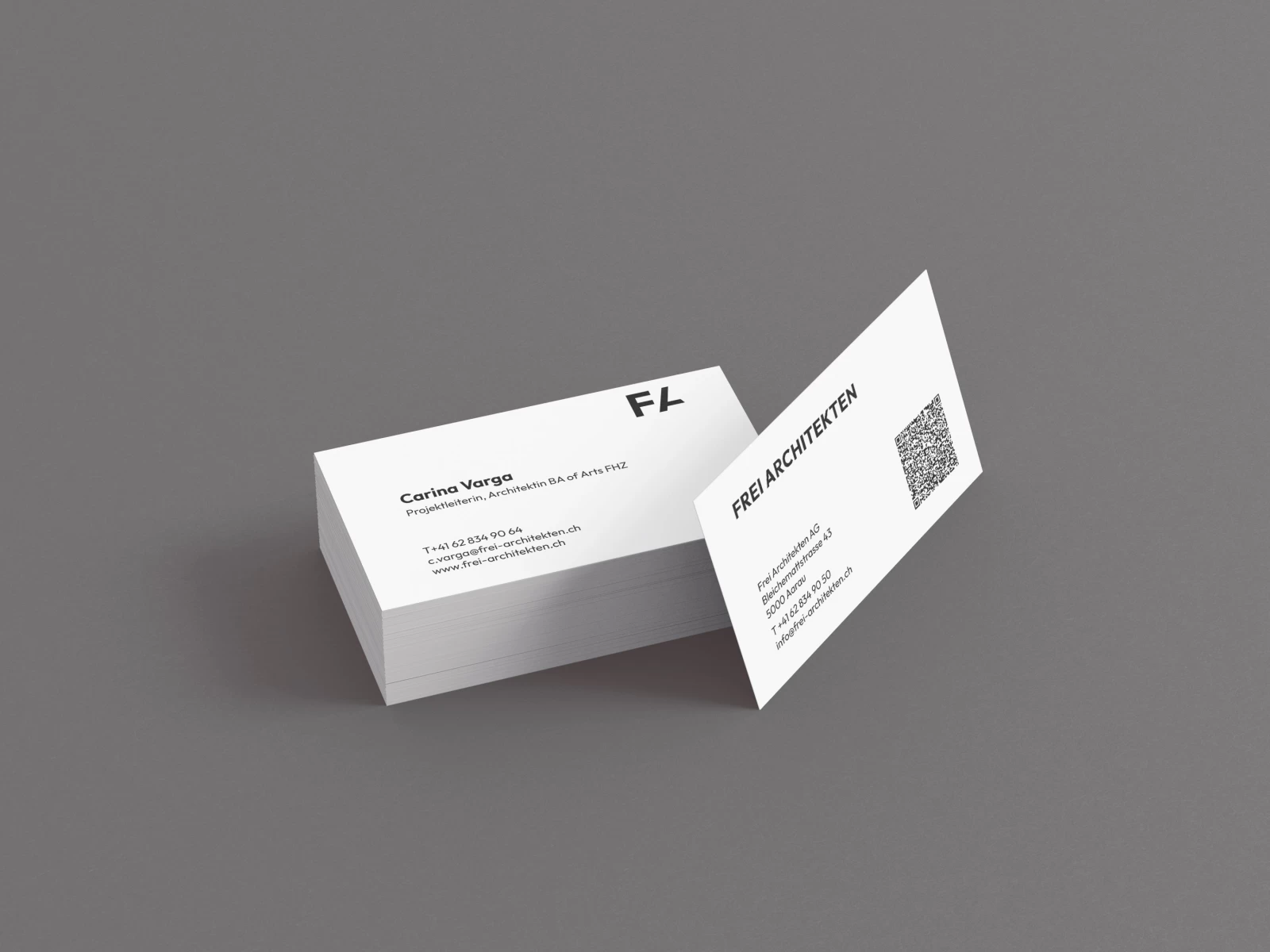 business card, vistenkarten, qr