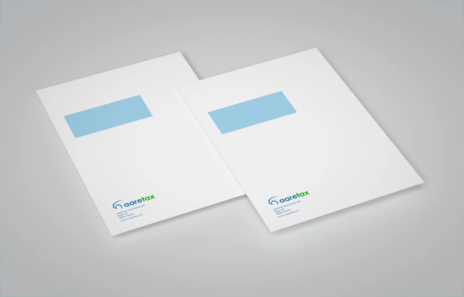 kuverts, 2seitig, offsetdruck